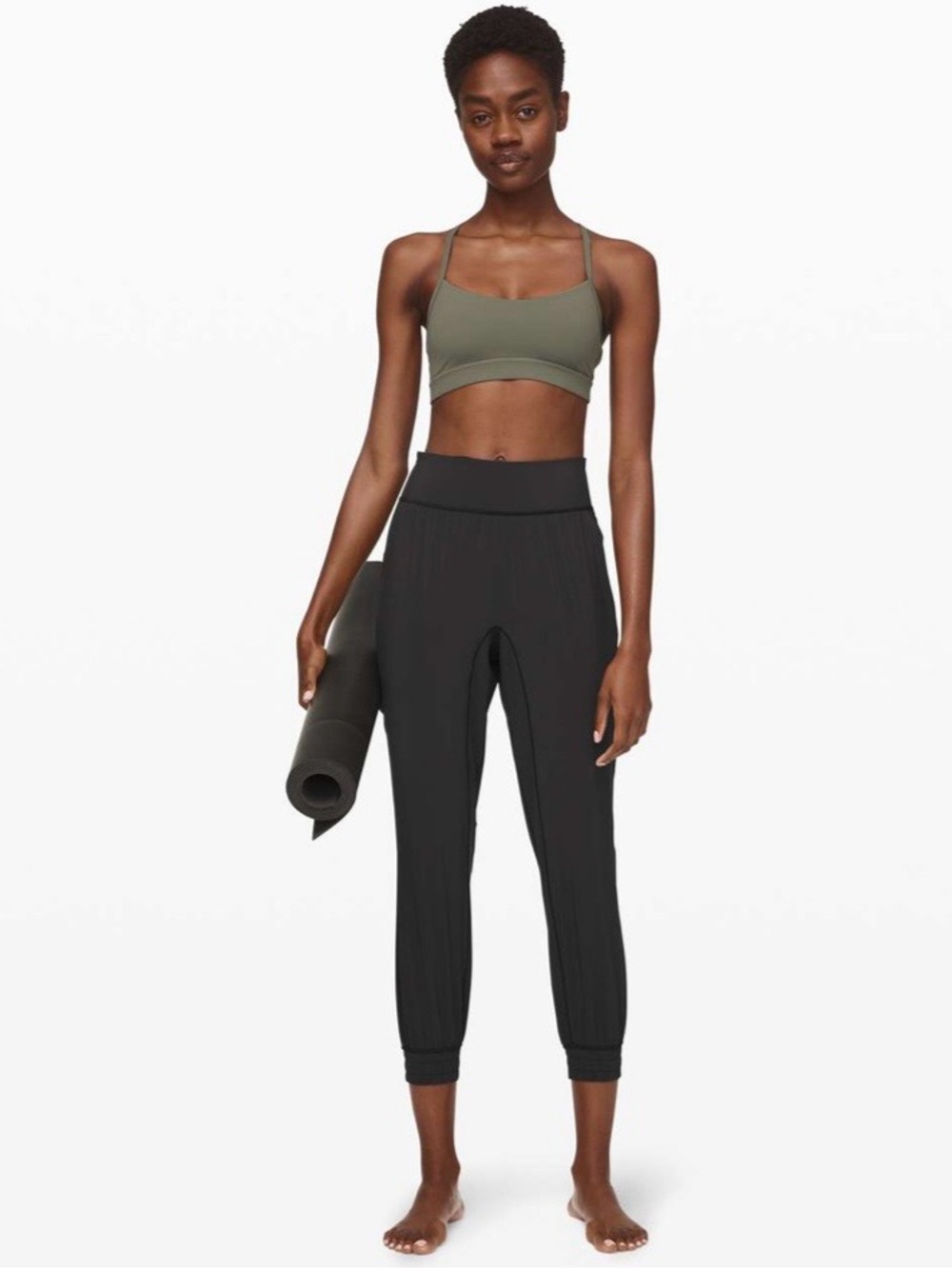 Lululemon Sun Setter Jogger 28” Black High Rise Yoga Pants Size 8 Activewear